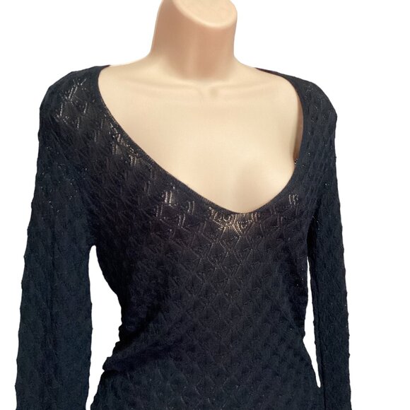 Zara Black Top Size M - Picture 2 of 7